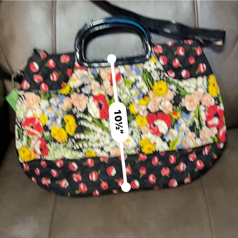 Vera Bradley Charleston Tote NWT Floral - Picture 5 of 8